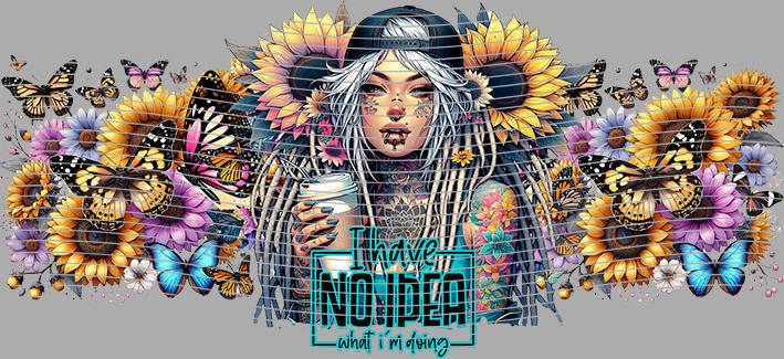 16oz Sunflower Girl-SU-348